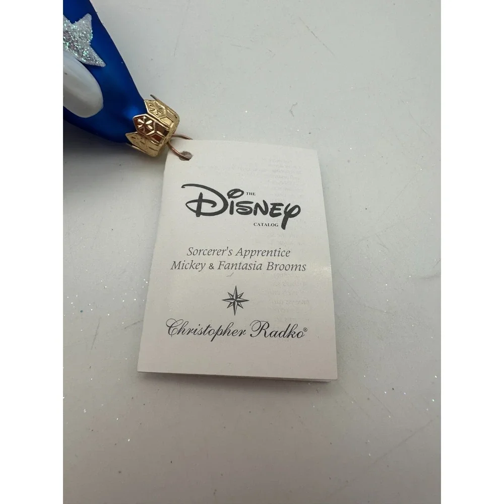 1999 Christopher Radko‎ Sorcerers Apprentice Mickey &Fantasia Brooms 6